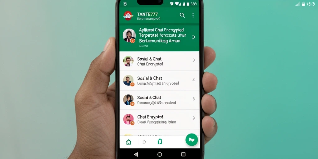 Tampilan antarmuka pengguna TANTE777 yang modern dan sederhana.