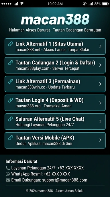 Pusat Link Alternatif macan388 untuk Pengguna Android